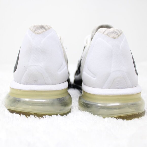Nike Air Max 2015 Shoes Mens 9.5 White Black knit CD7625-100 Running Walking Gym - Picture 12 of 15